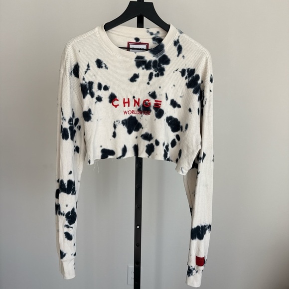 CHNGE cropped shirt tie dye - Picture 1 of 5